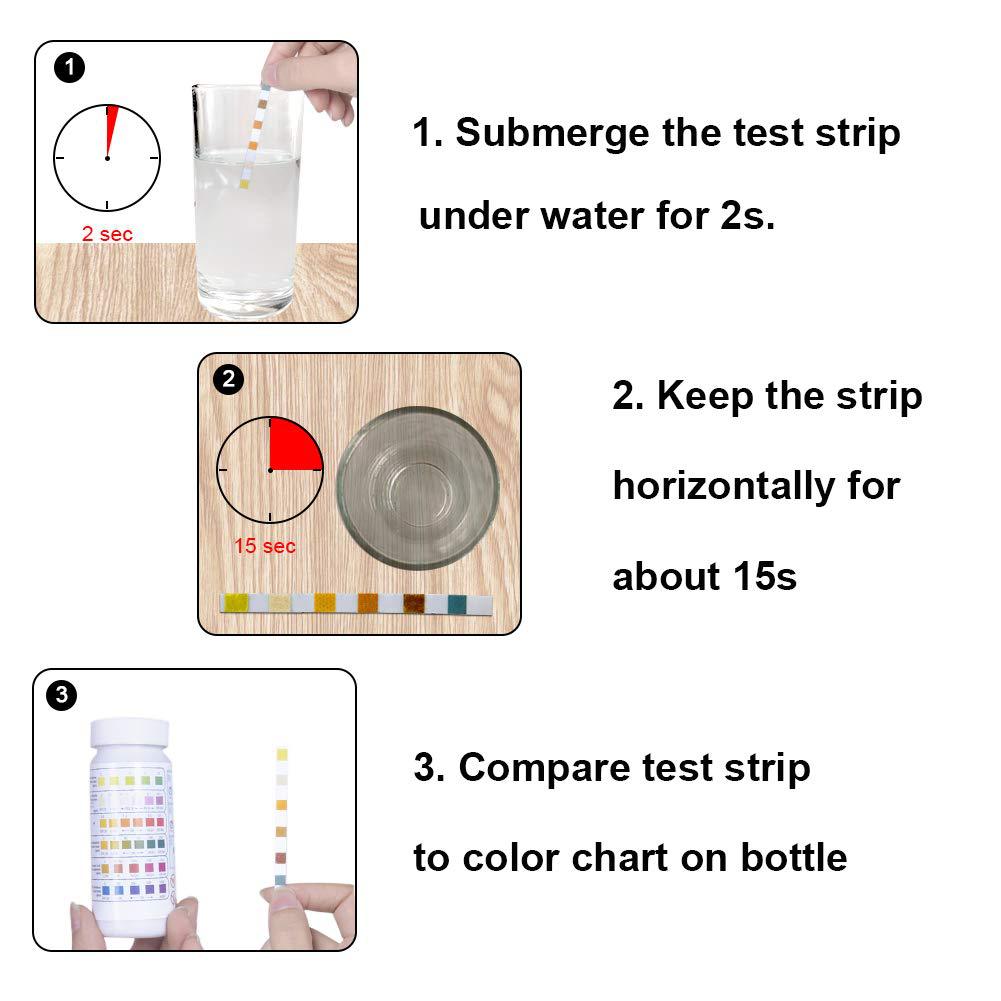 6 in 1 Pool Water Test Strips, - Marine Aquarium Water Testing incelemesi ve fiyatı