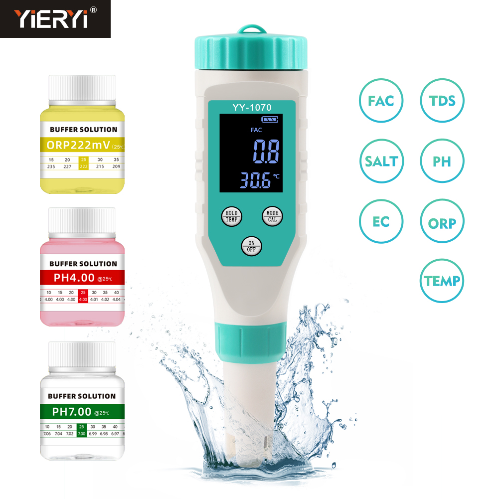 Digital PH/Chlorine/ORP/EC/TDS - Marine Aquarium Water Testing incelemesi ve fiyatı