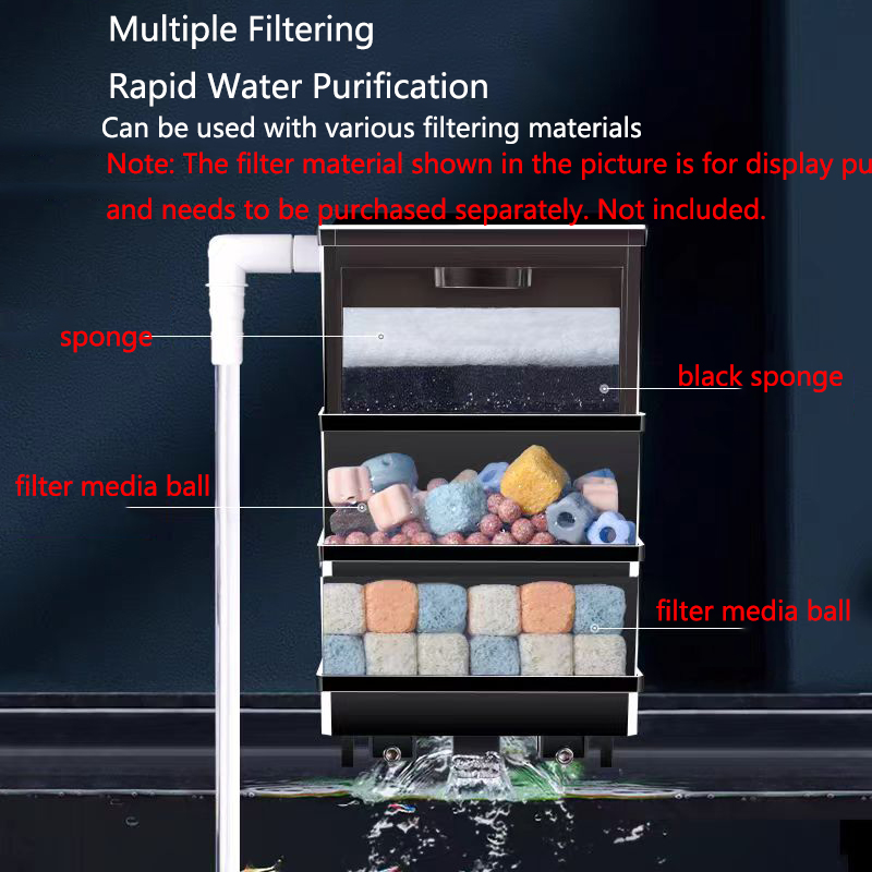 Fish Tank External Filter Box  - Marine Aquarium Overflow Box incelemesi ve fiyatı