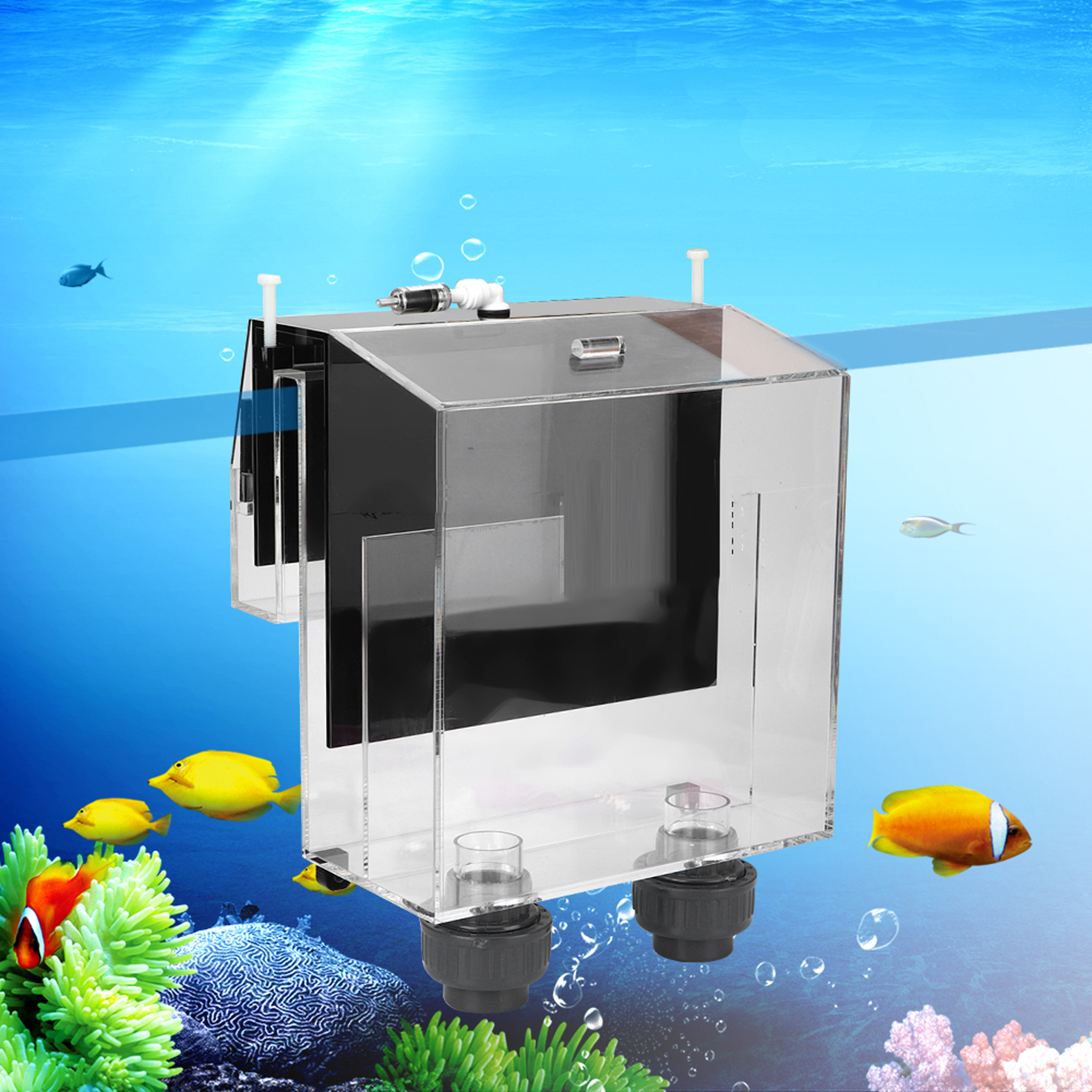 Quality Acrylic Self start Sip - Marine Aquarium Overflow Box incelemesi ve fiyatı