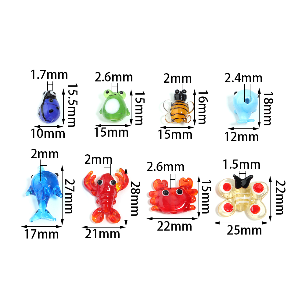 2Pcs Glass Pendant Marine Anim - Marine Aquarium Decorations incelemesi ve fiyatı