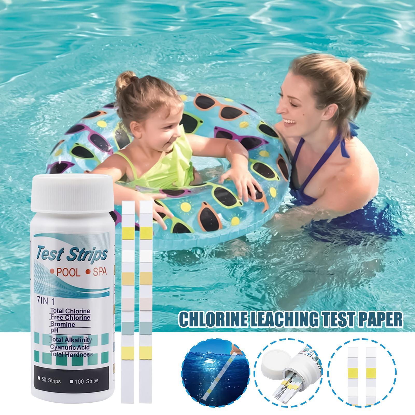 100pcs 7 in 1 Chlorine/PH/Alka - Marine Aquarium Water Testing incelemesi ve fiyatı
