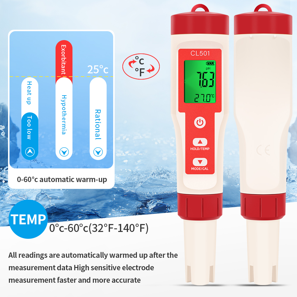 PH/CL2/H2/ORP/Temperature Mete - Marine Aquarium Water Testing incelemesi ve fiyatı