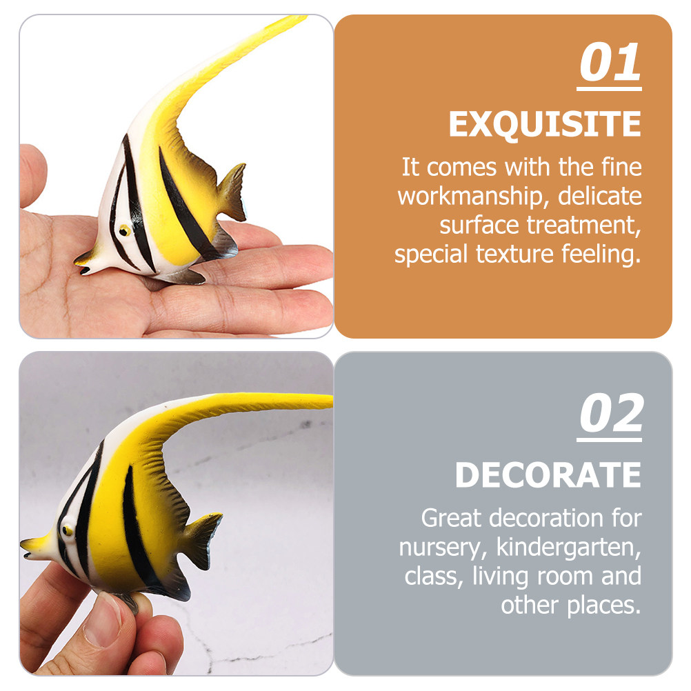 Lifelike Angelfish Plastic Aqu - Marine Aquarium Decorations incelemesi ve fiyatı