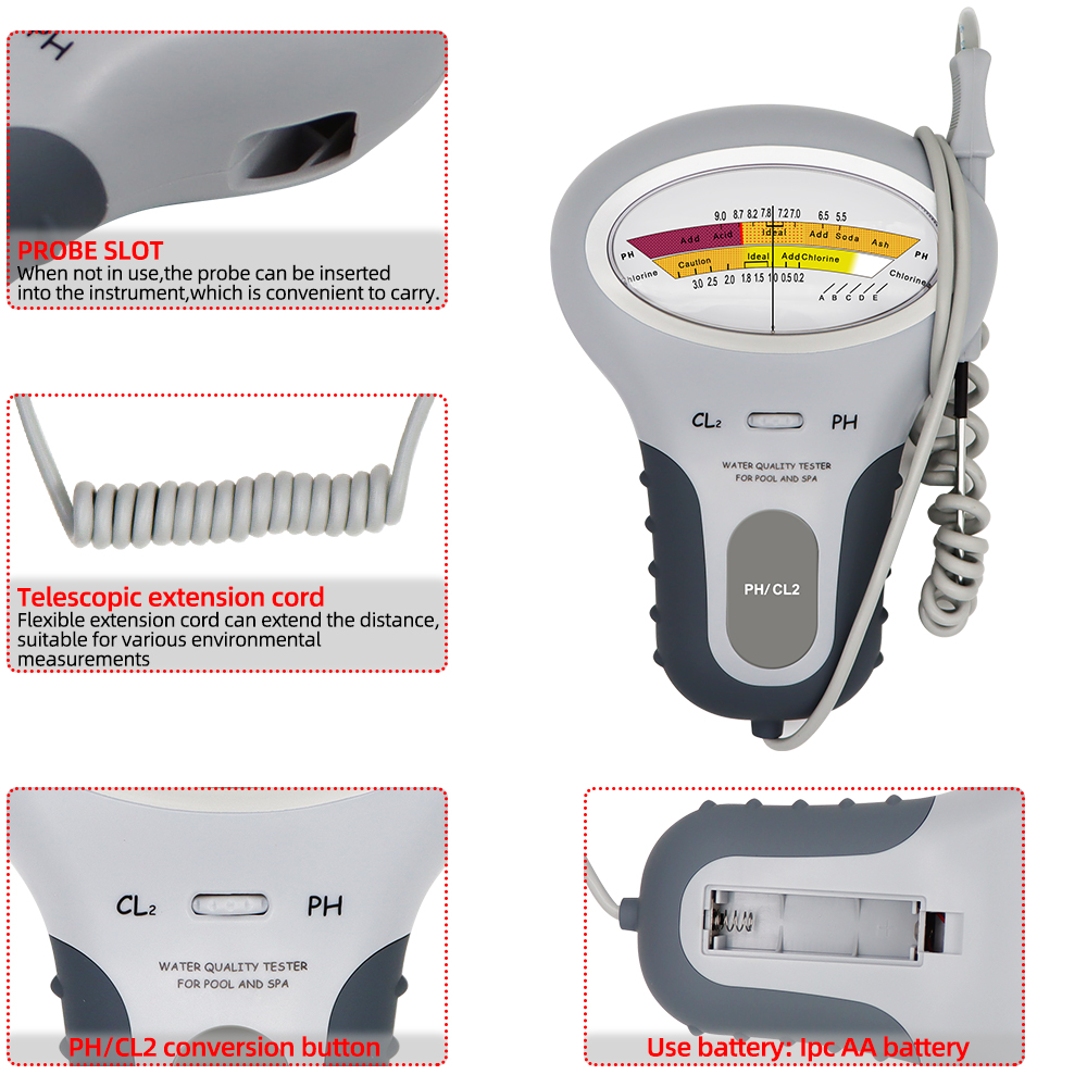 2 in 1 PH Chlorine Meter Chlor - Marine Aquarium Water Testing incelemesi ve fiyatı