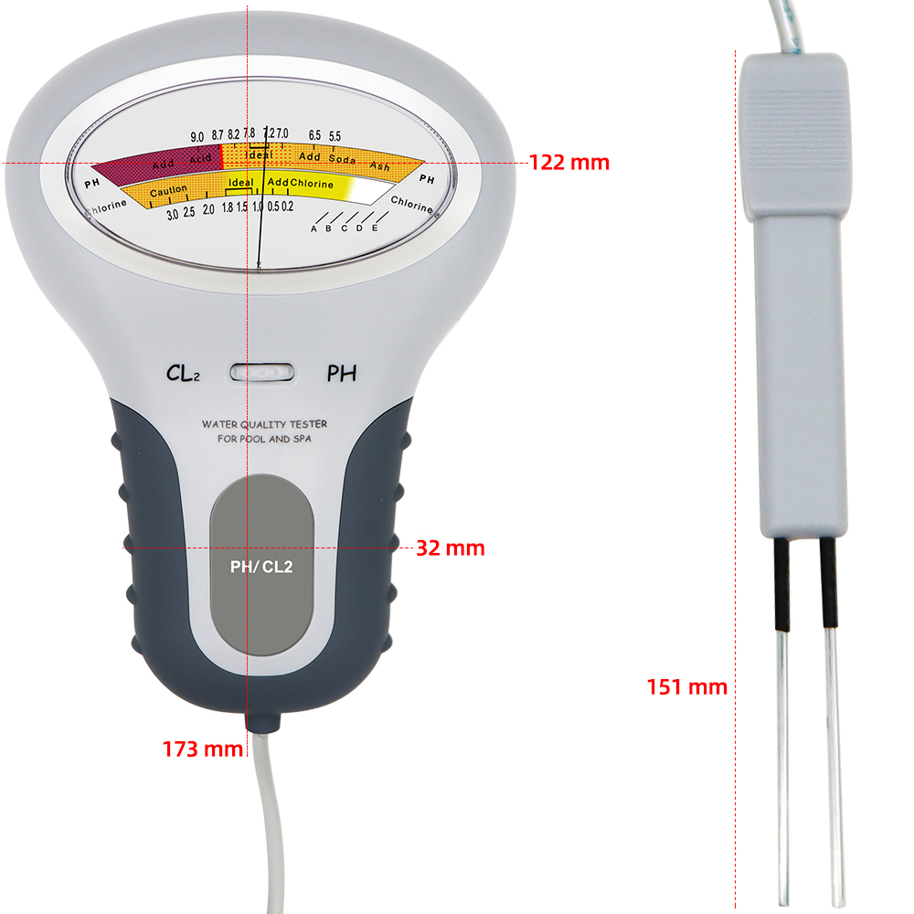 2 in 1 PH Chlorine Meter Chlor - Marine Aquarium Water Testing incelemesi ve fiyatı