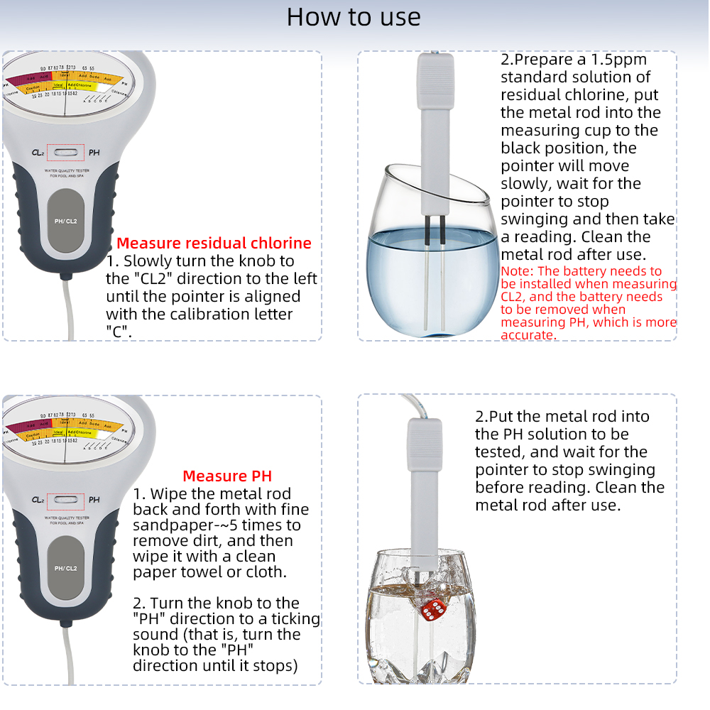 2 in 1 PH Chlorine Meter Chlor - Marine Aquarium Water Testing incelemesi ve fiyatı