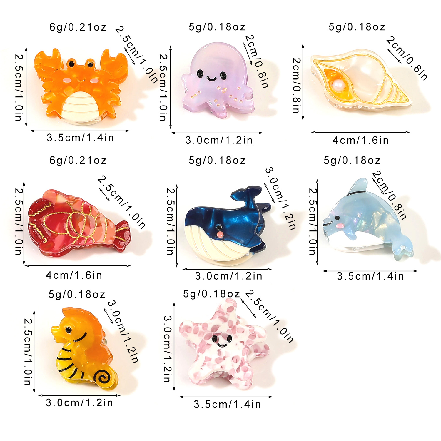 2PCS Acetate Ocean Animal Hair - Marine Aquarium Decorations incelemesi ve fiyatı