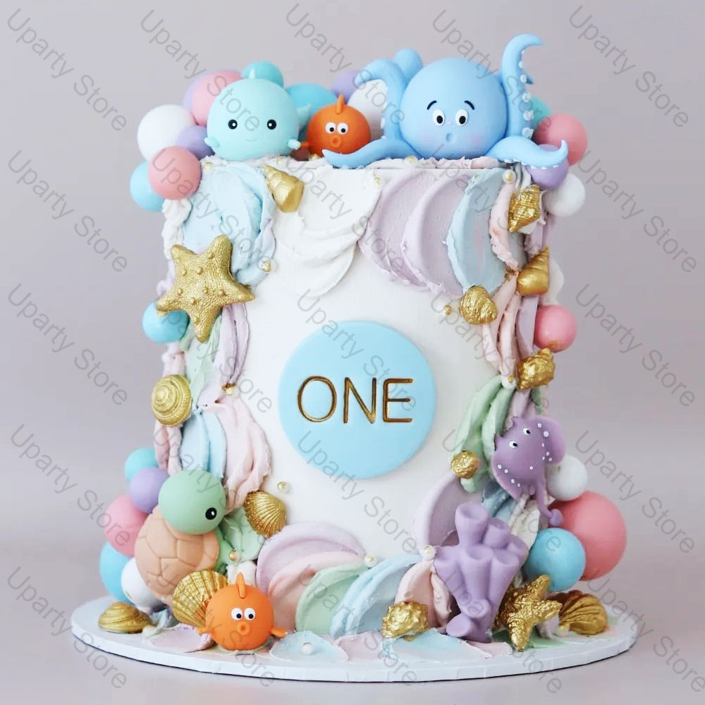 22Pcs Sea Animals Cake Toppers - Marine Aquarium Decorations incelemesi ve fiyatı
