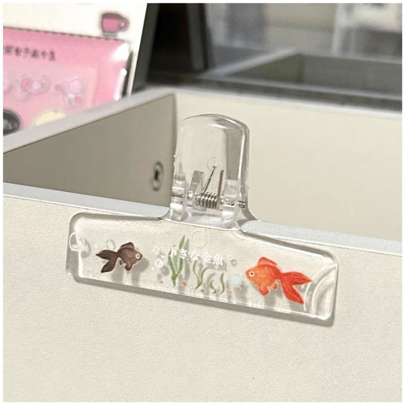 1PC Transparent Acrylic Goldfi - Marine Aquarium Decorations incelemesi ve fiyatı