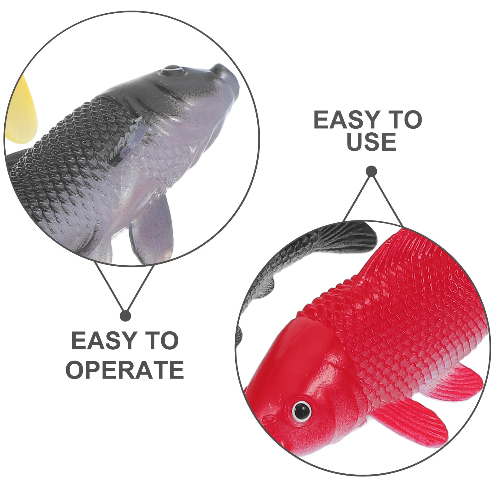 3pcs Fish Crafts Toys Realisti - Marine Aquarium Decorations incelemesi ve fiyatı