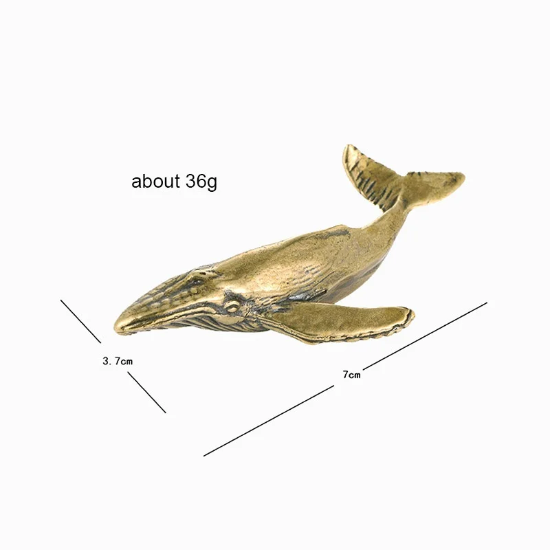 2026 Solid Brass Whale Figurin - Marine Aquarium Decorations incelemesi ve fiyatı