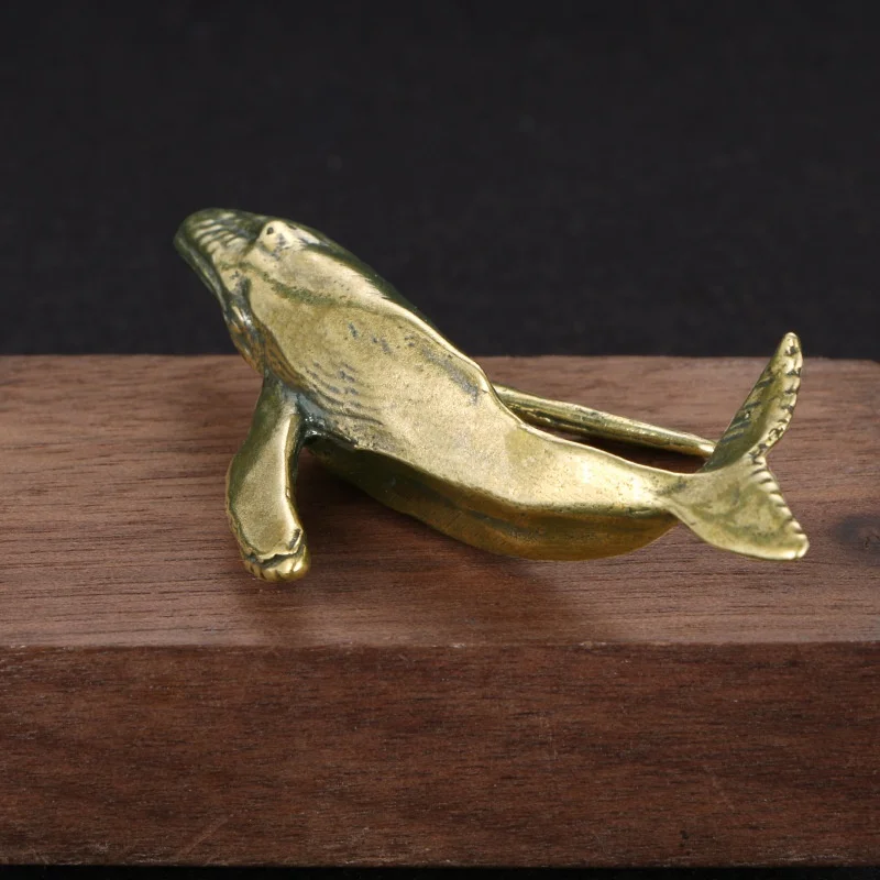 2026 Solid Brass Whale Figurin - Marine Aquarium Decorations incelemesi ve fiyatı