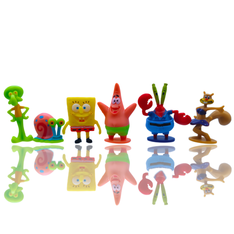 6pcs SpongeBob Fish Tank Decor - Marine Aquarium Decorations incelemesi ve fiyatı