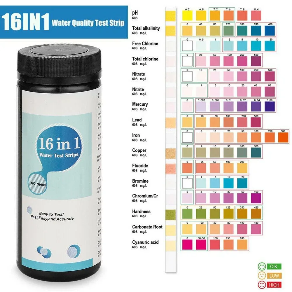 16 In 1 Drinking Water Test Ki - Marine Aquarium Water Testing incelemesi ve fiyatı
