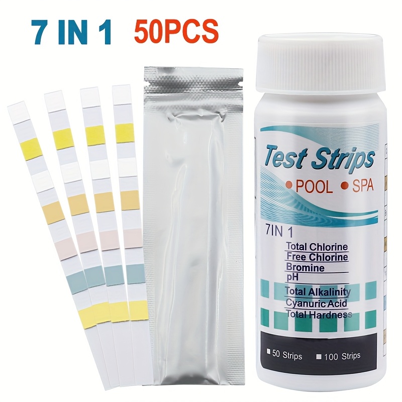 7-in-1 50/100pcs Swimming Pool - Marine Aquarium Water Testing incelemesi ve fiyatı