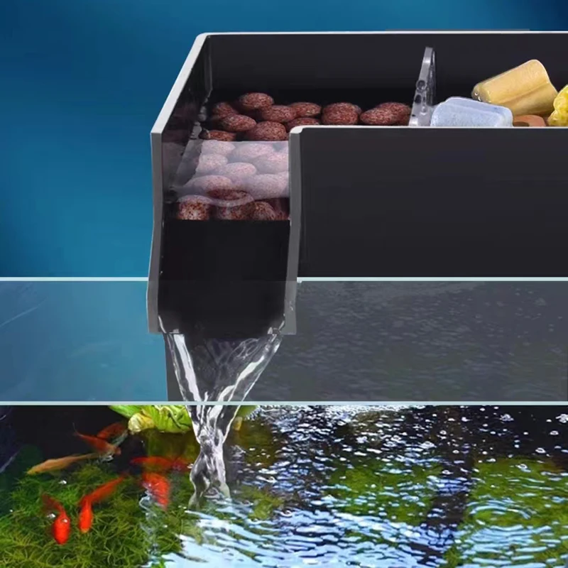 Black Fish Tank External Filte - Marine Aquarium Overflow Box incelemesi ve fiyatı