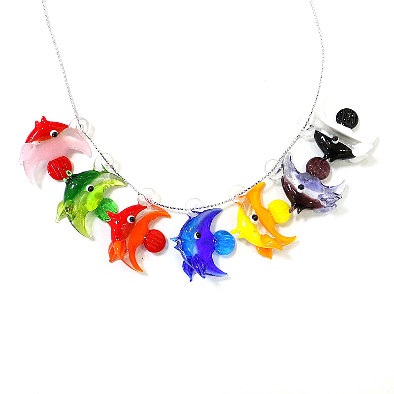 2pcs Mini Fish Glass Pendant C - Aquarium And Marine incelemesi ve fiyatı