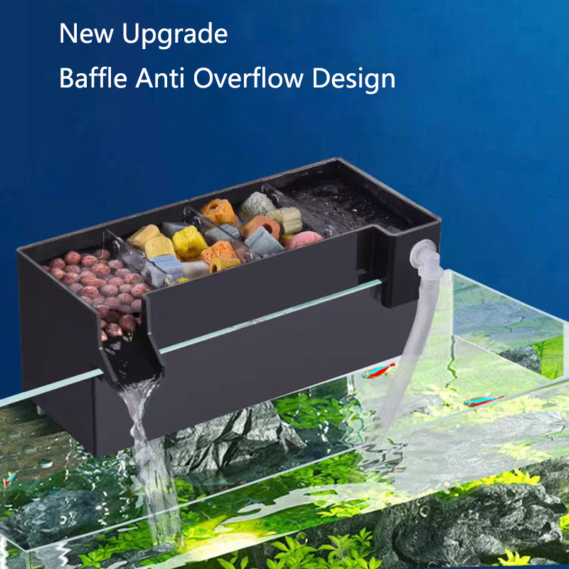 Black Fish Tank External Filte - Marine Aquarium Overflow Box incelemesi ve fiyatı