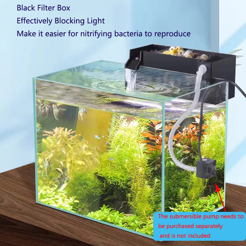 Black Fish Tank External Filte - Marine Aquarium Overflow Box incelemesi ve fiyatı