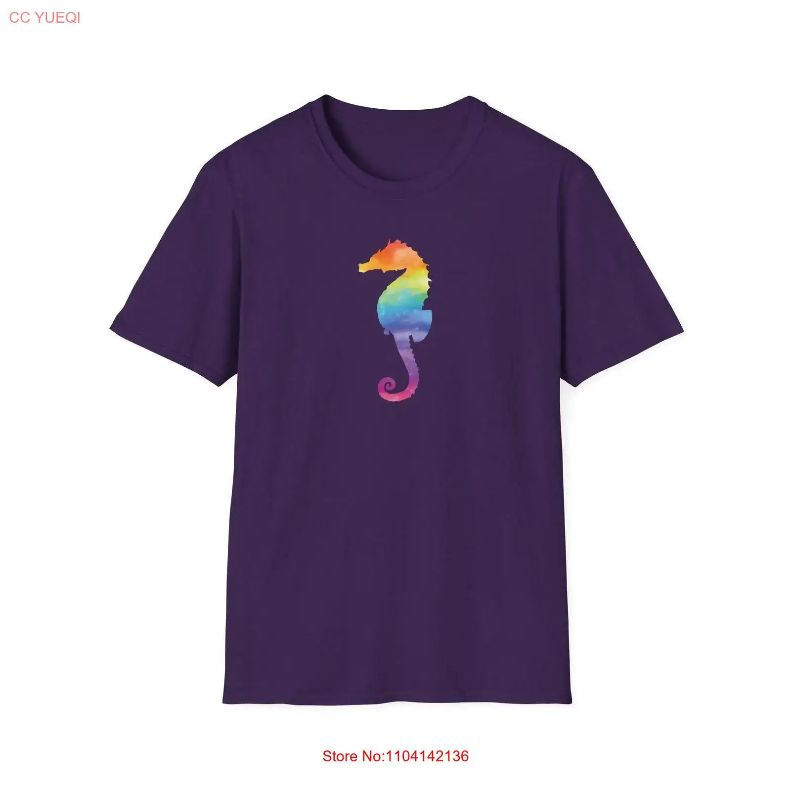 Rainbow Seahorse T Shirt LGBTQ - Aquarium Marine Biologist incelemesi ve fiyatı